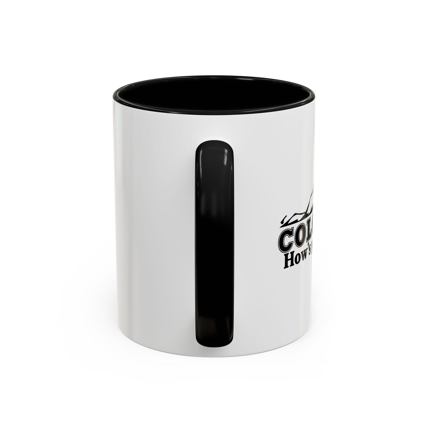 COLORADO HOW'S YOUR ASPEN Accent BiColor Funny Sarcastic Mug