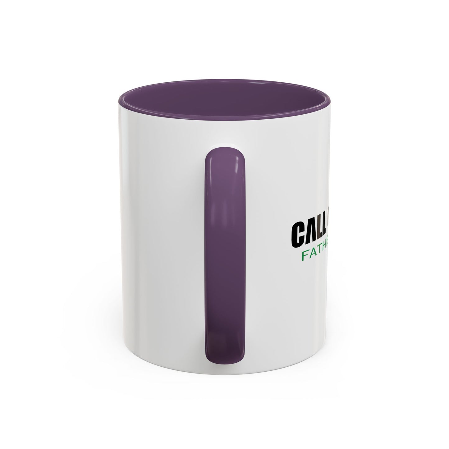 CALL OF DADDY FATHER OPS BLACK Accent BiColor Funny Sarcastic Mug