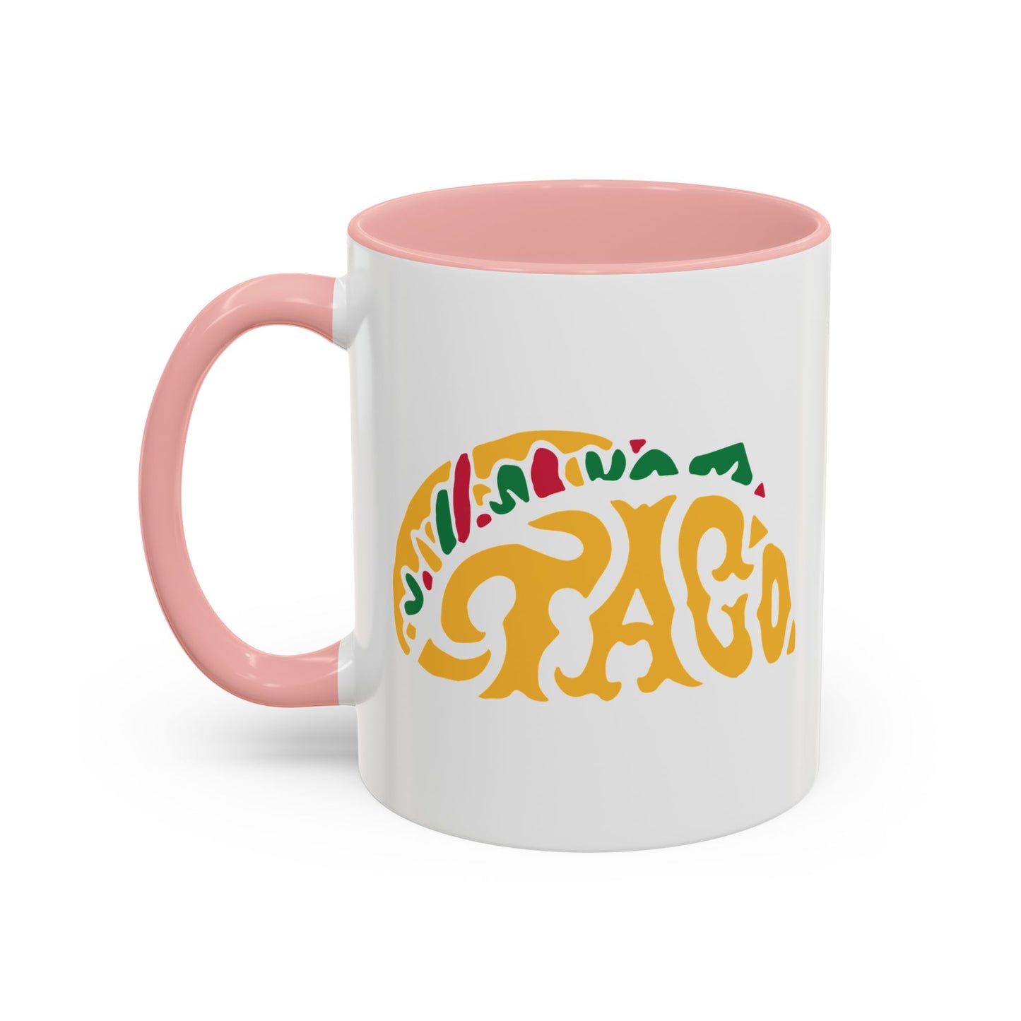 TACO Accent BiColor Funny Sarcastic Mug