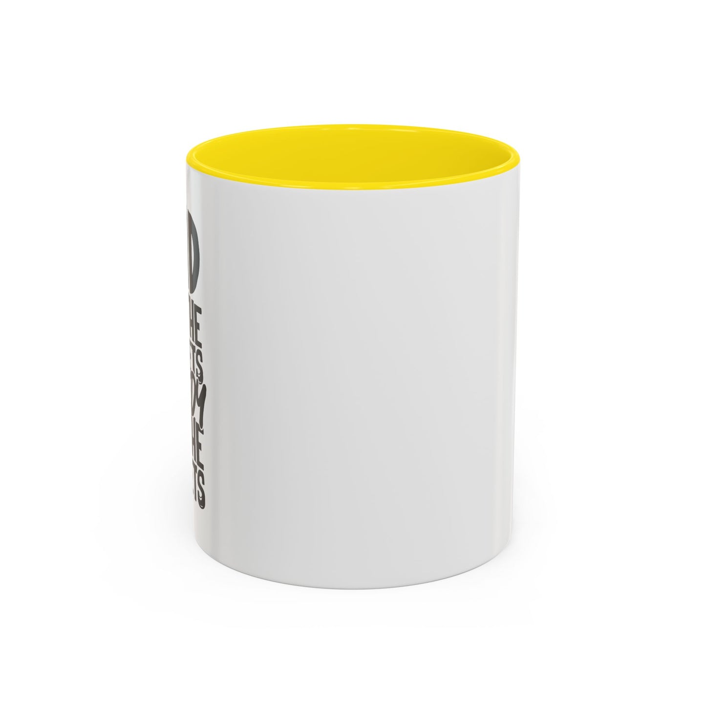 DAD ON THE STREETS, DADDY IN THE SHEETS Accent BiColor Funny Sarcastic Mug