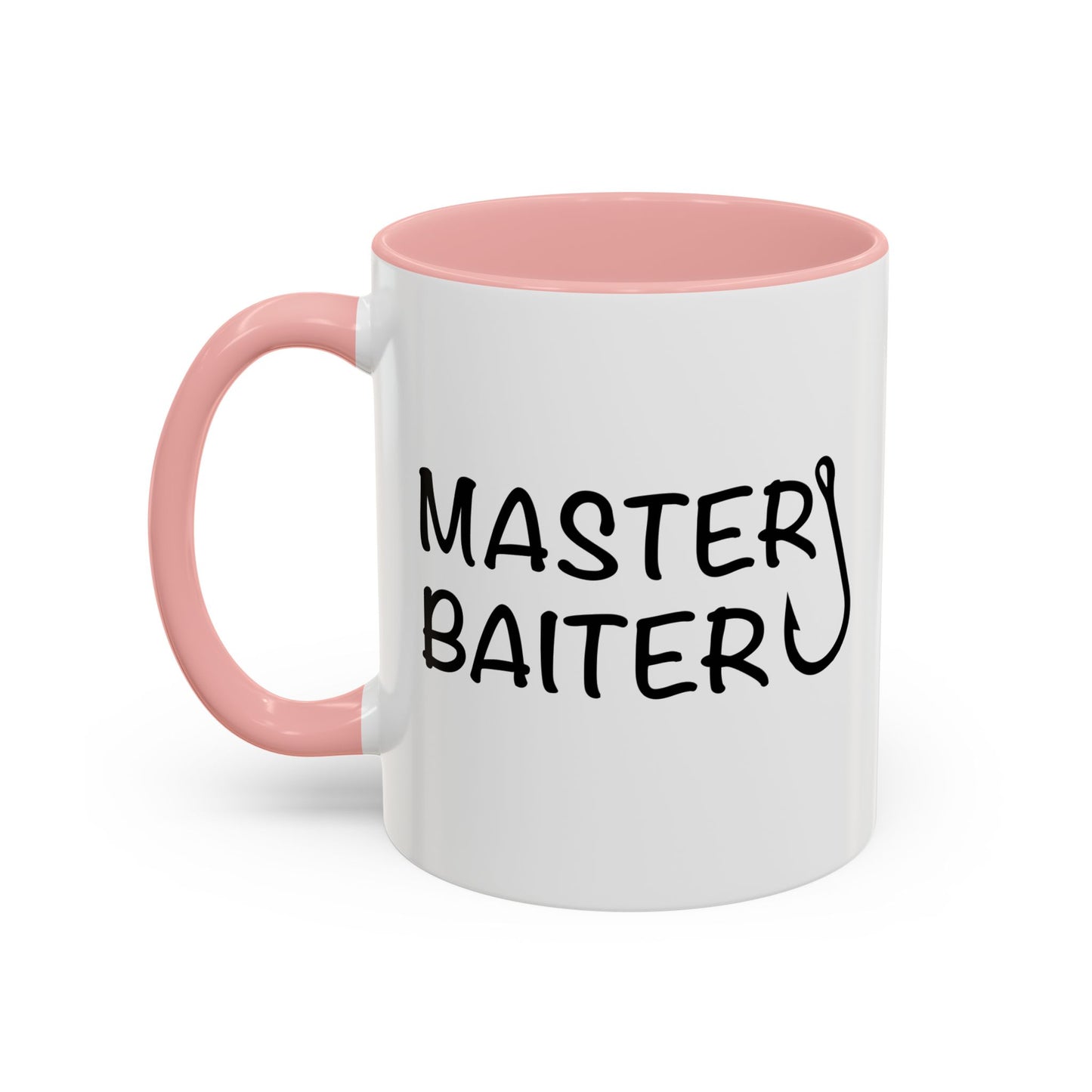 MASTER BAITER Accent BiColor Funny Sarcastic Mug