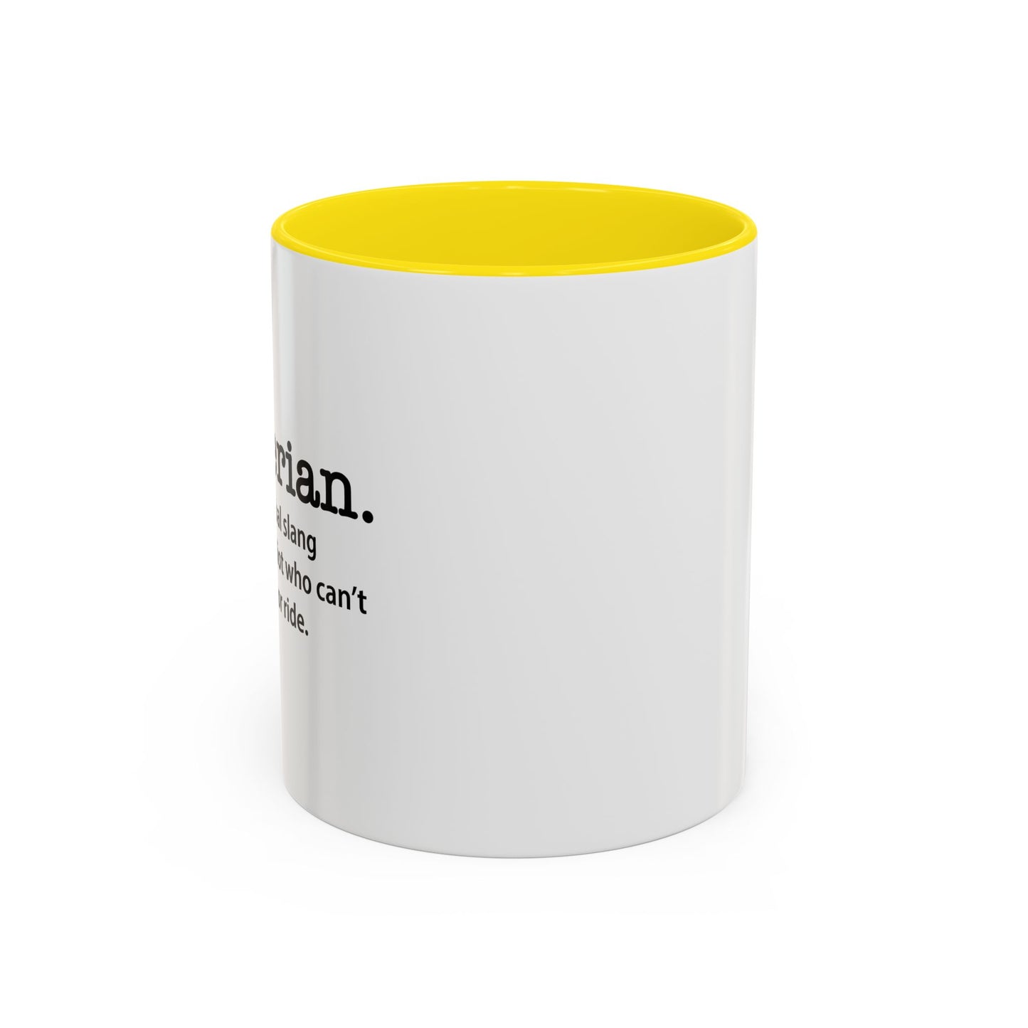 Vegeterian Accent BiColor Funny Sarcastic Mug