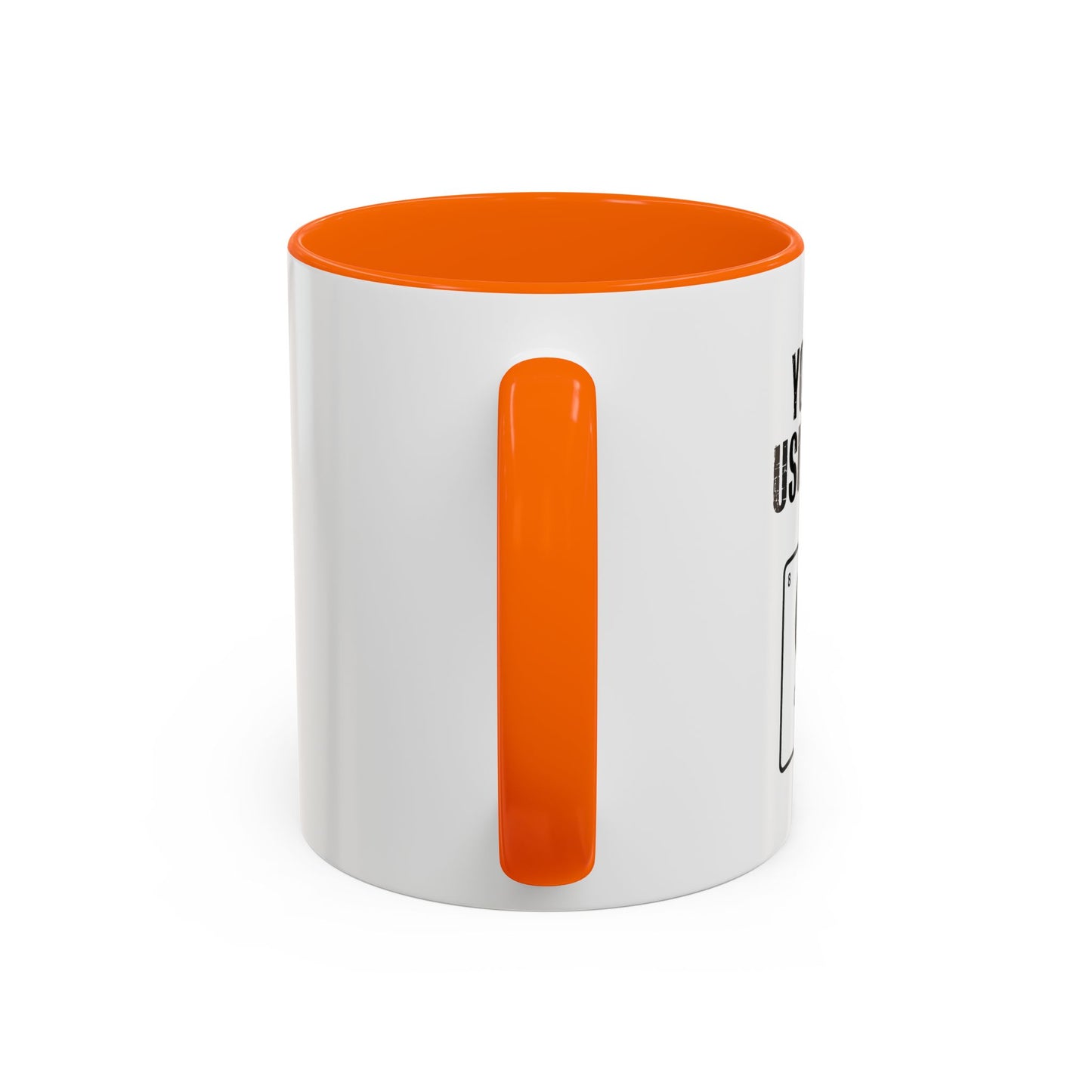 YOU'RE USING MY OXYGEN Accent BiColor Funny Sarcastic Mug