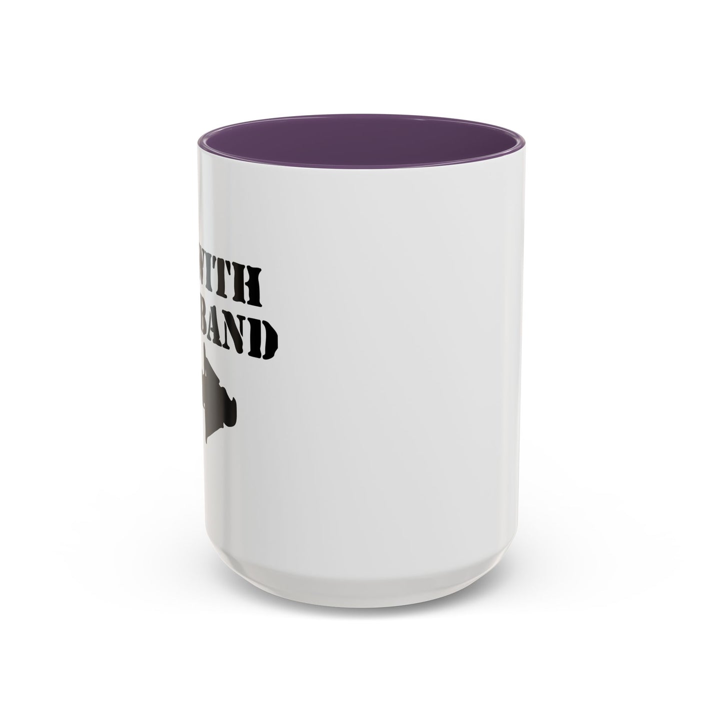 I'M WITH THE BAND Accent BiColor Funny Sarcastic Mug