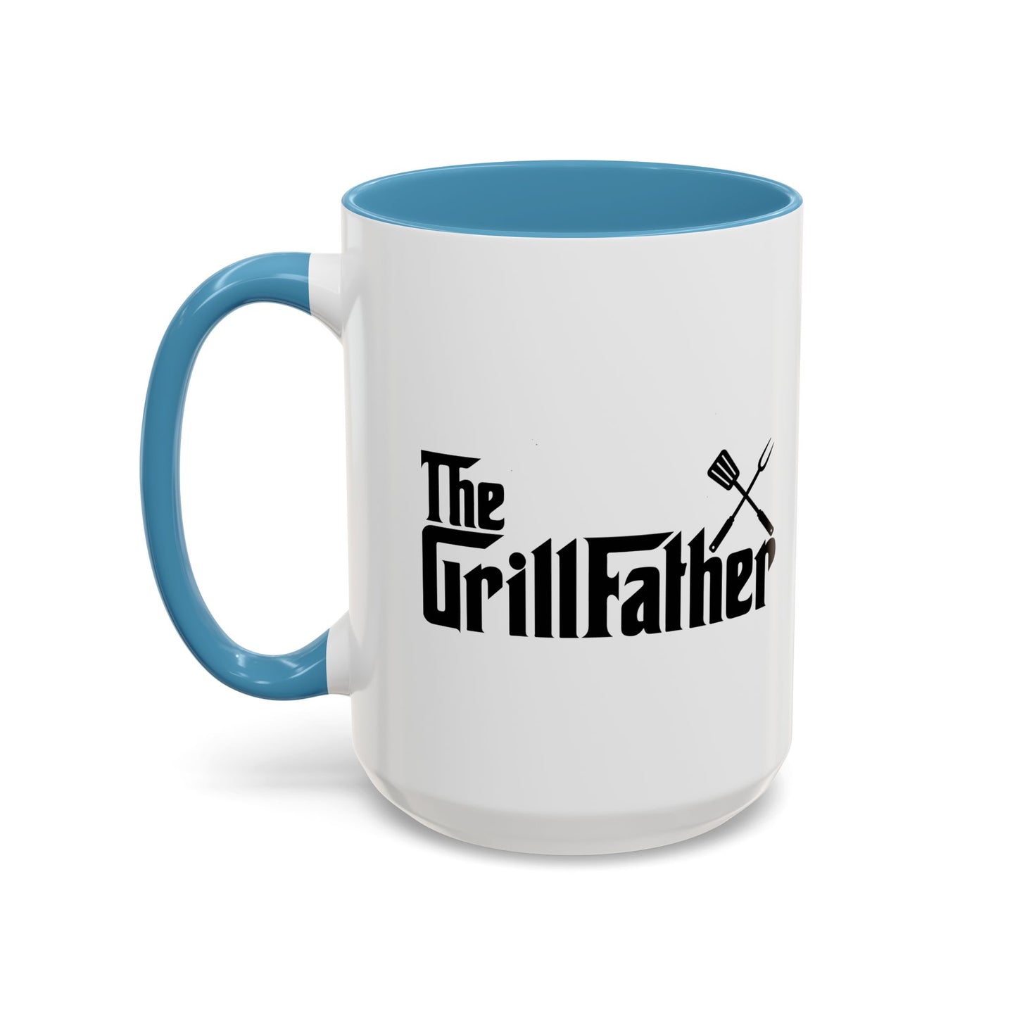 THE GRILLFATHER Accent BiColor Funny Sarcastic Mug