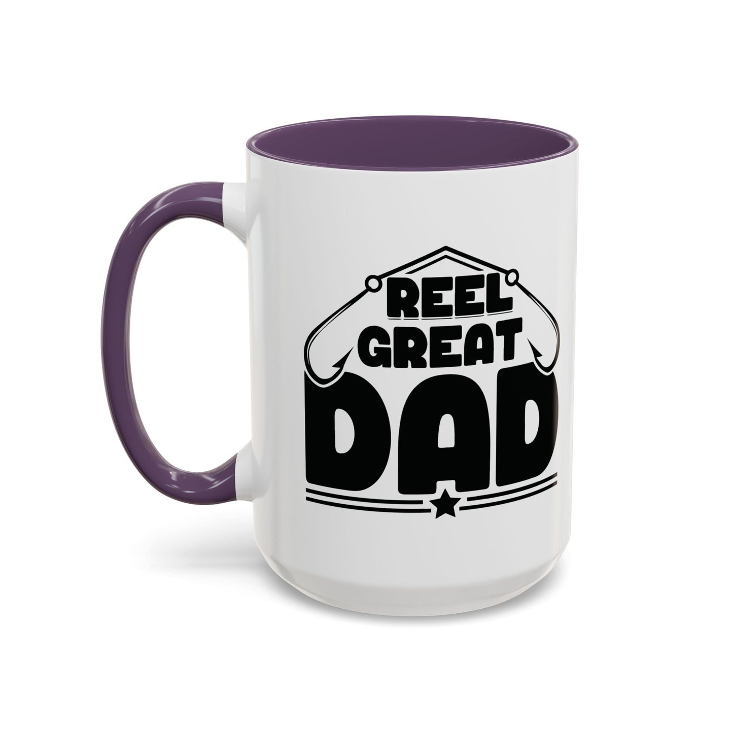 REEL GREAT DAD Accent BiColor Mug