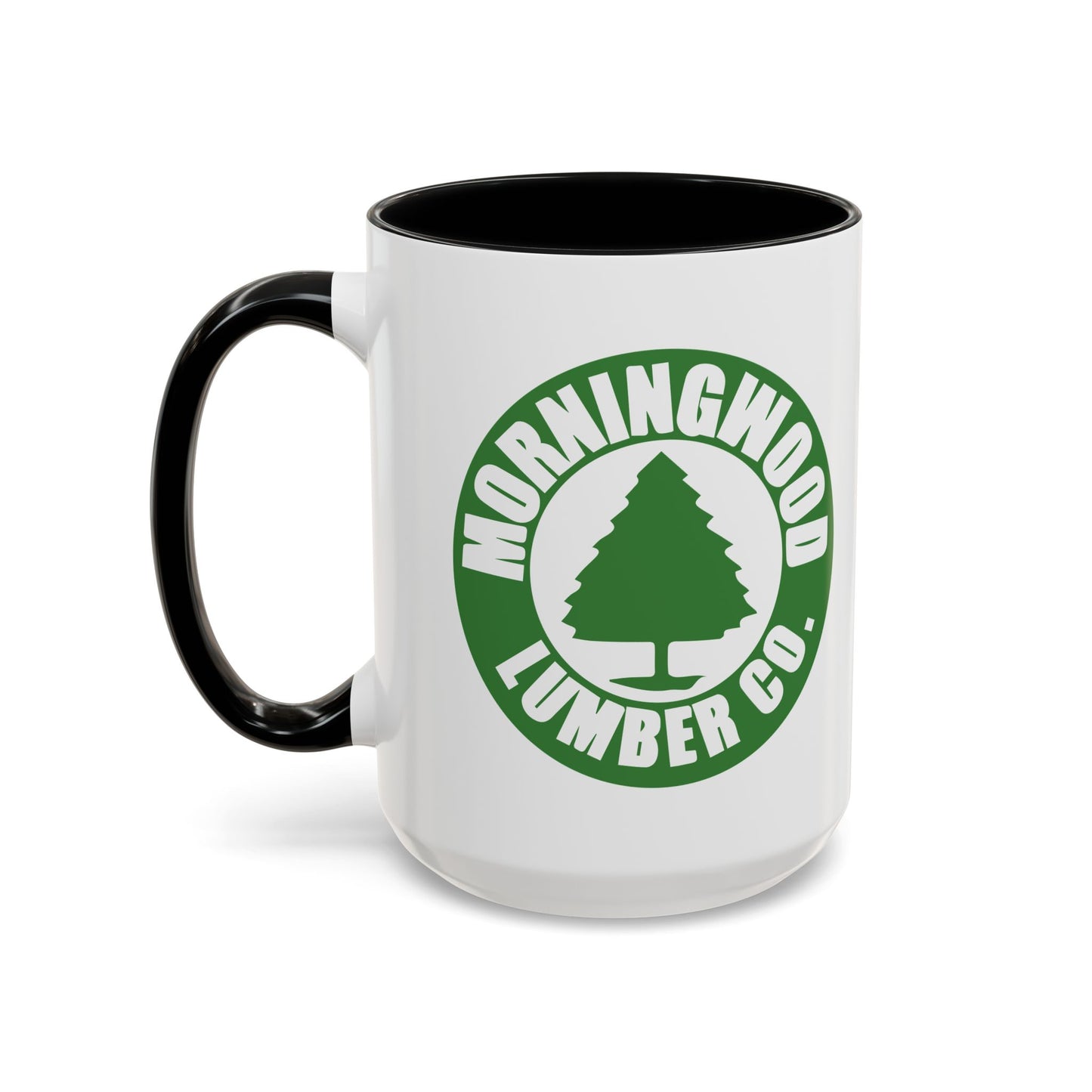 MORNINGWOOD LUMBER CO. Accent BiColor Funny Sarcastic Mug