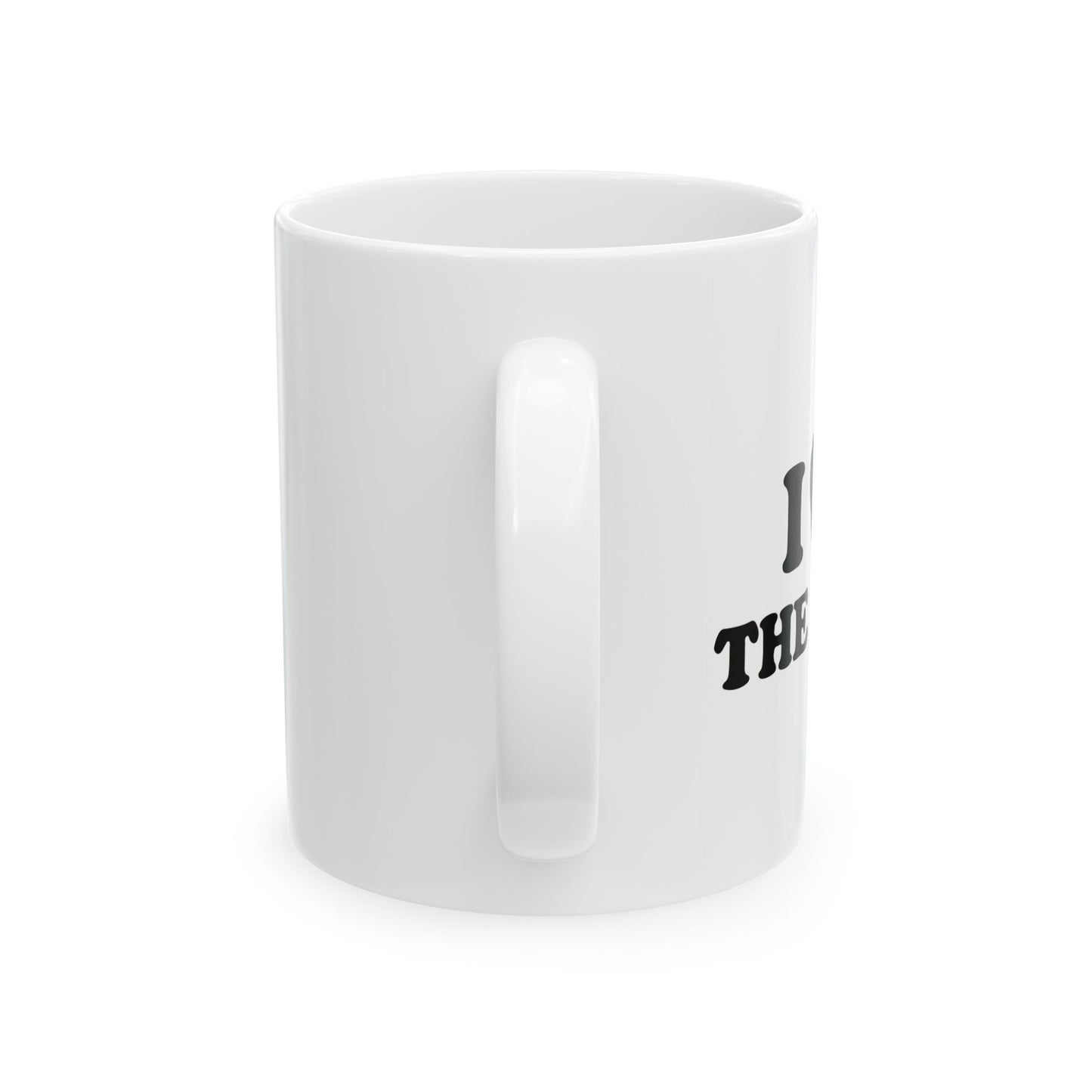 I LOVE THE 80'S FUNNY SARCASTIC WHITE MUG