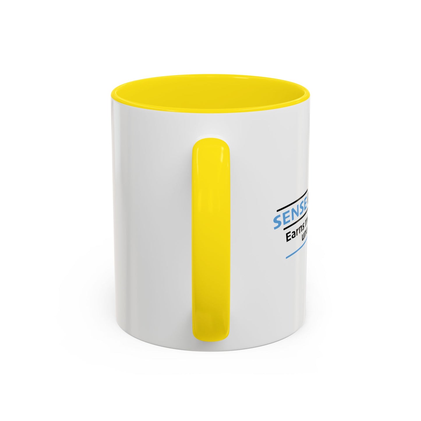 MY SENSE OF HUMOR Accent BiColor Funny Sarcastic Mug