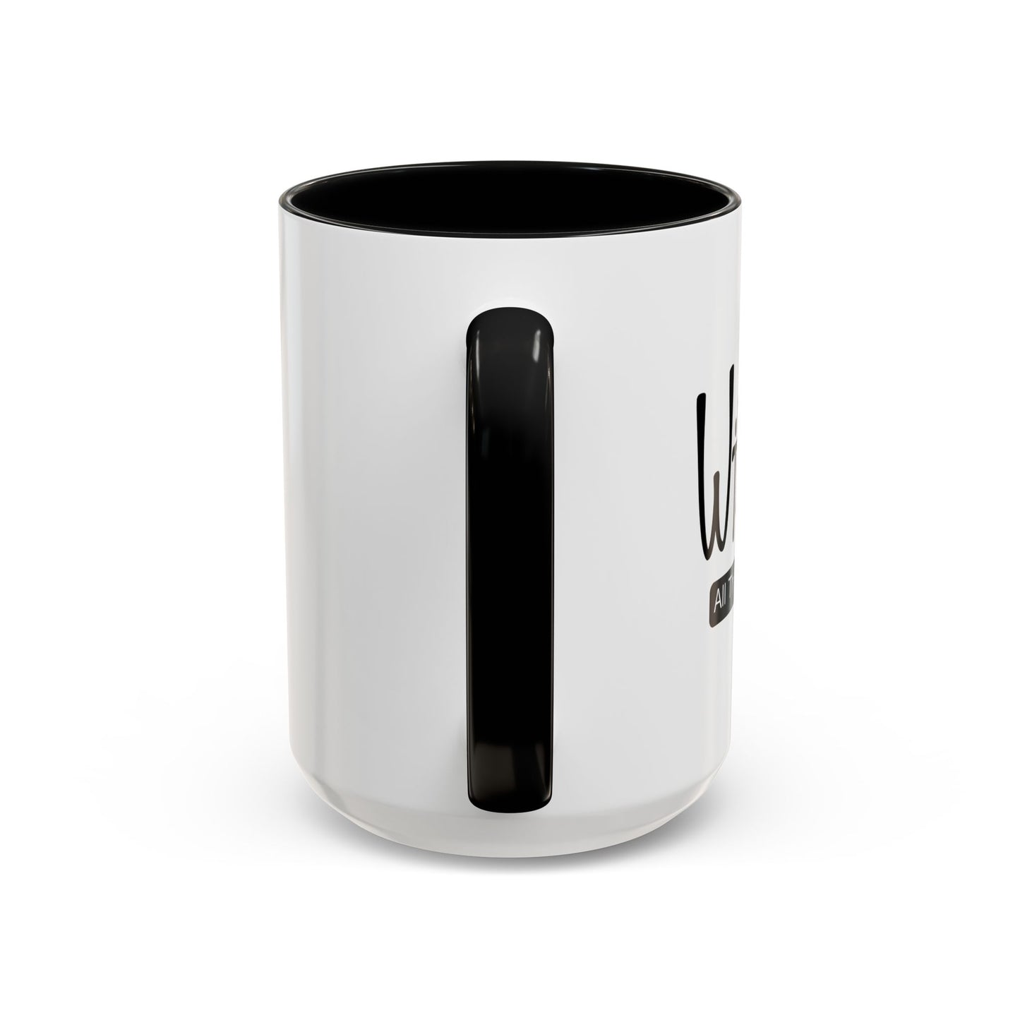 WITH GOD ALL THINGS ARE POSSIBLE Accent BiColor Mug