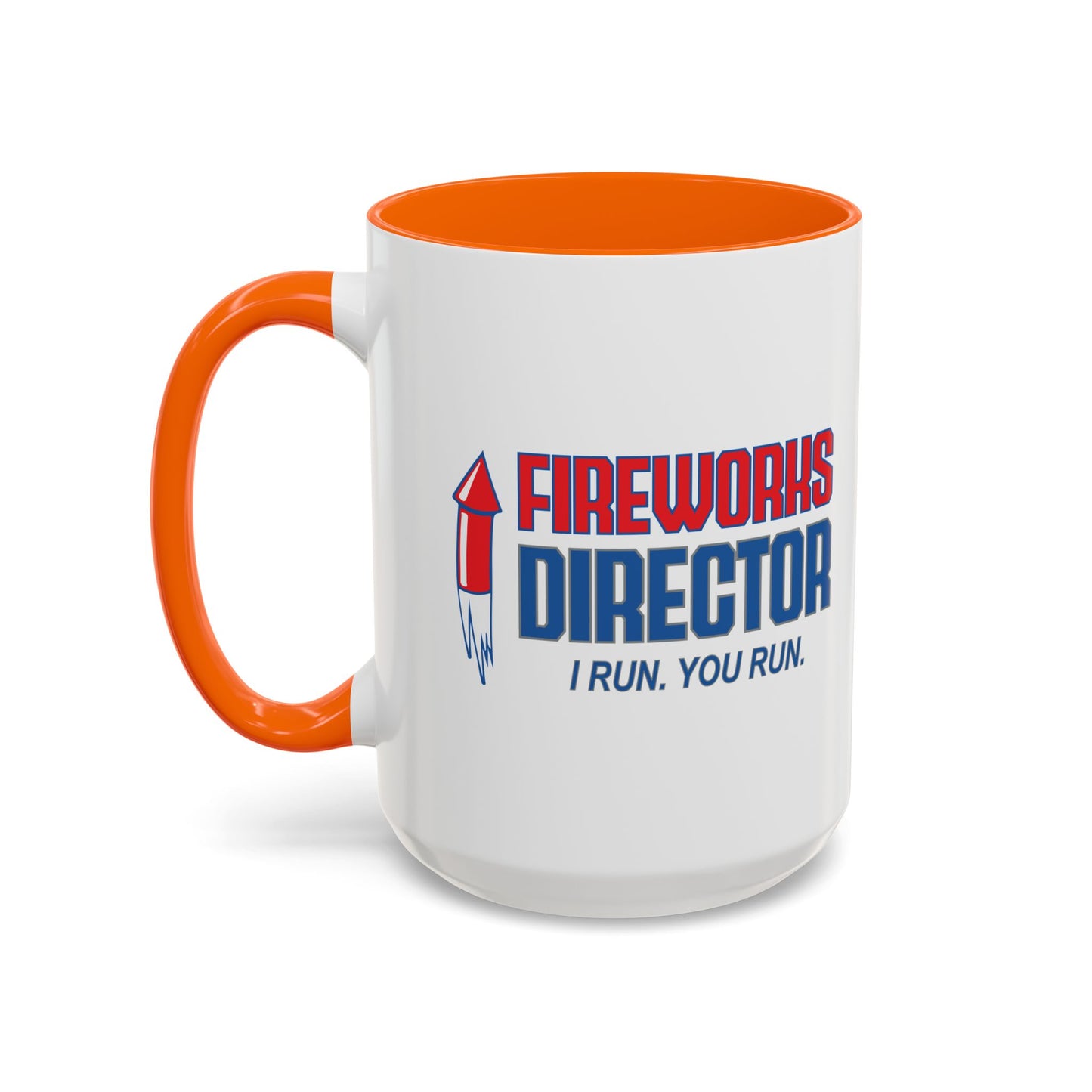 FIREWORKS DIRECTOR Accent BiColor Funny Sarcastic Mug