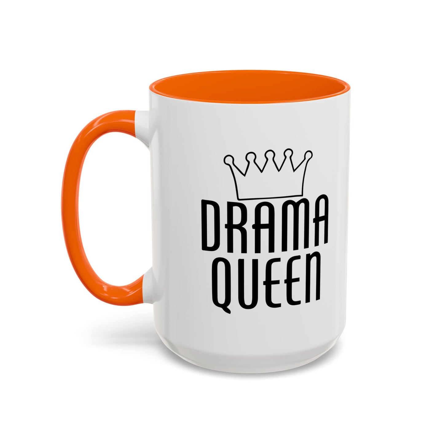 DRAMA QUEEN Accent BiColor Funny Sarcastic Mug