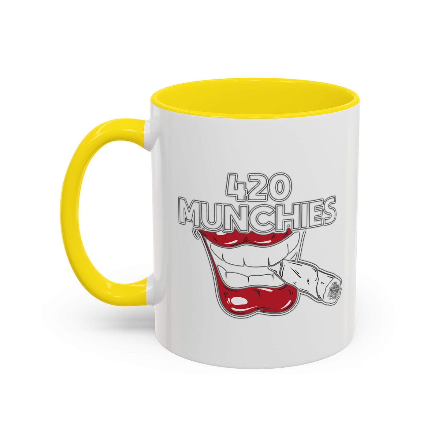 420 MUNCHIES Accent BiColor Funny Sarcastic Mug