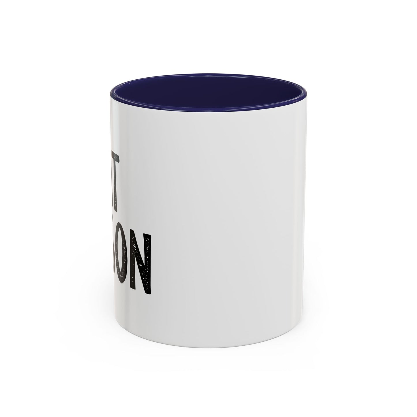 CAT PERSON Accent BiColor Funny Sarcastic Mug