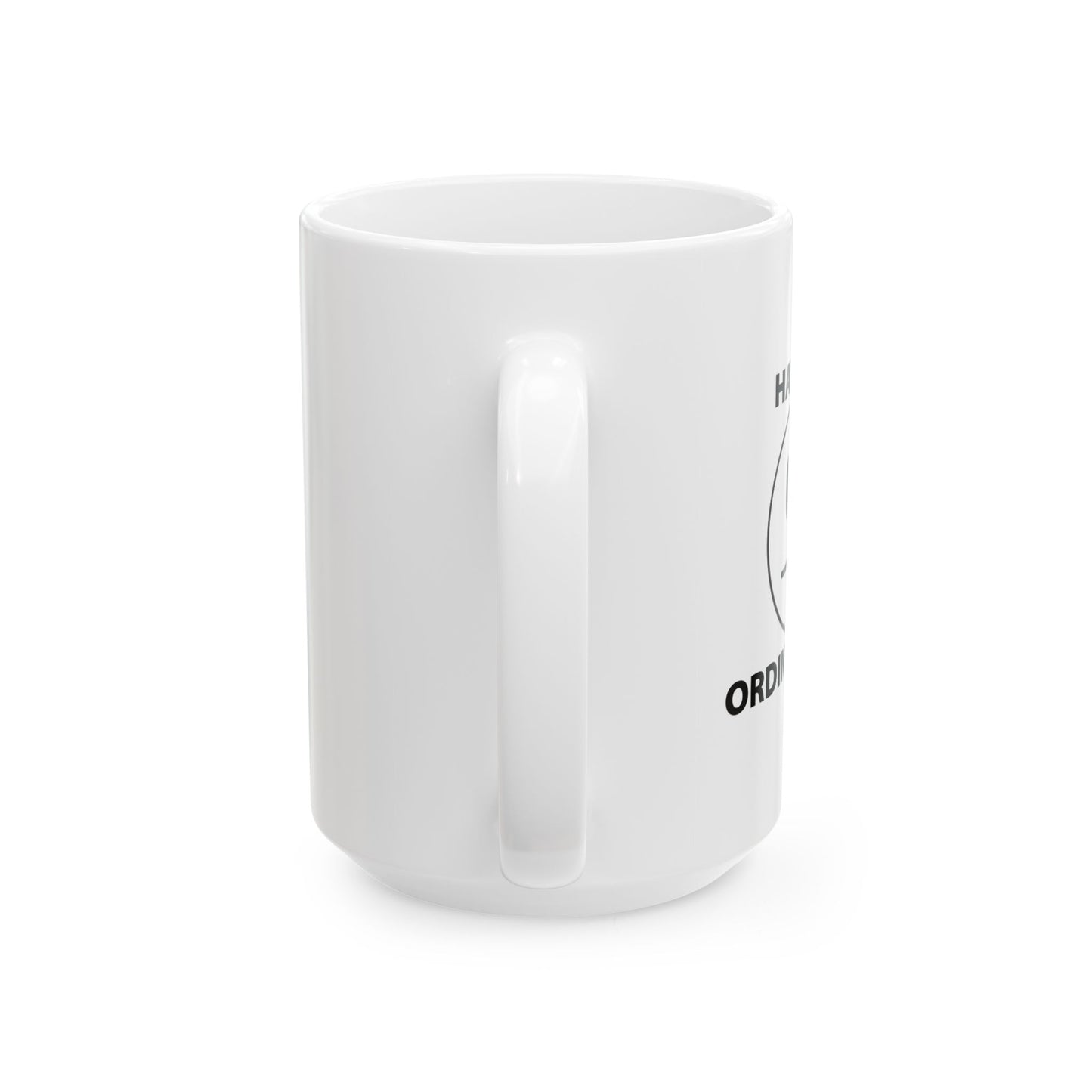 HAVE AN ORDINARY DAY! FUNNY SARCASTIC WHITE MUG