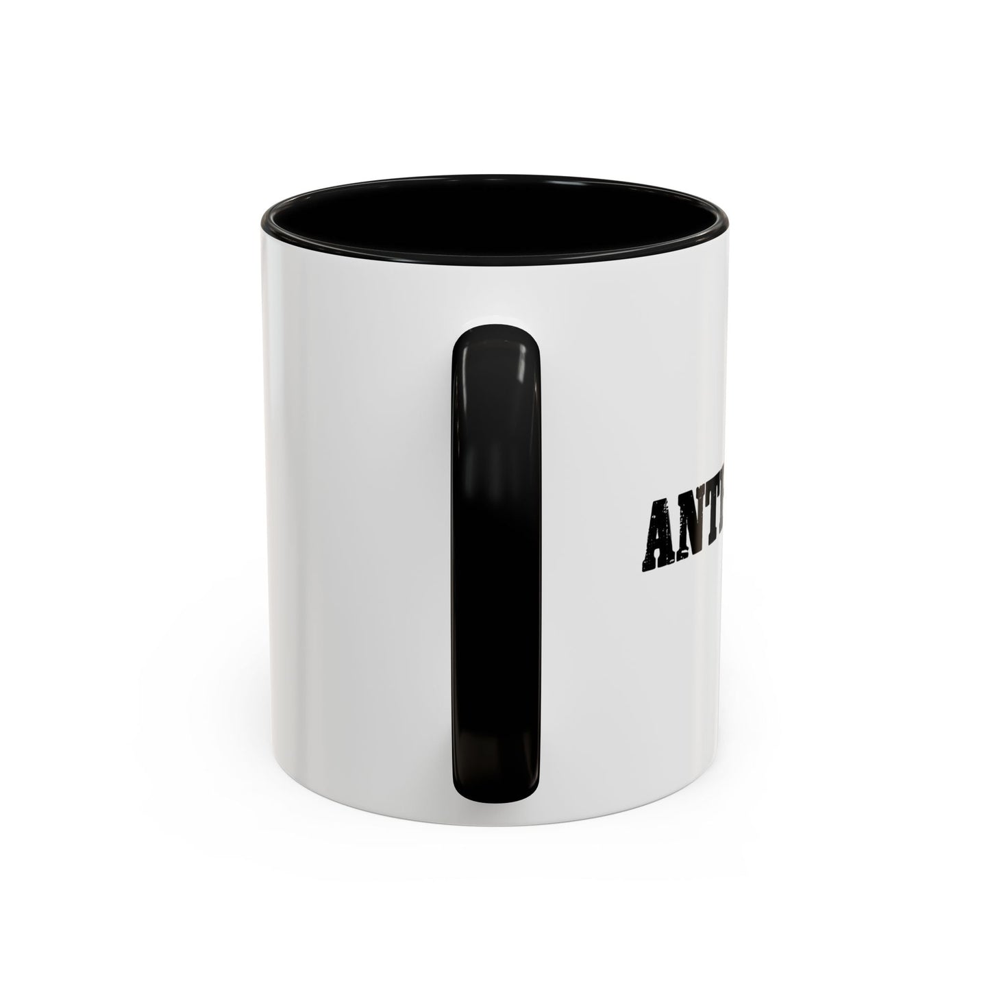 ANTI-SOCIAL Accent BiColor Funny Sarcastic Mug