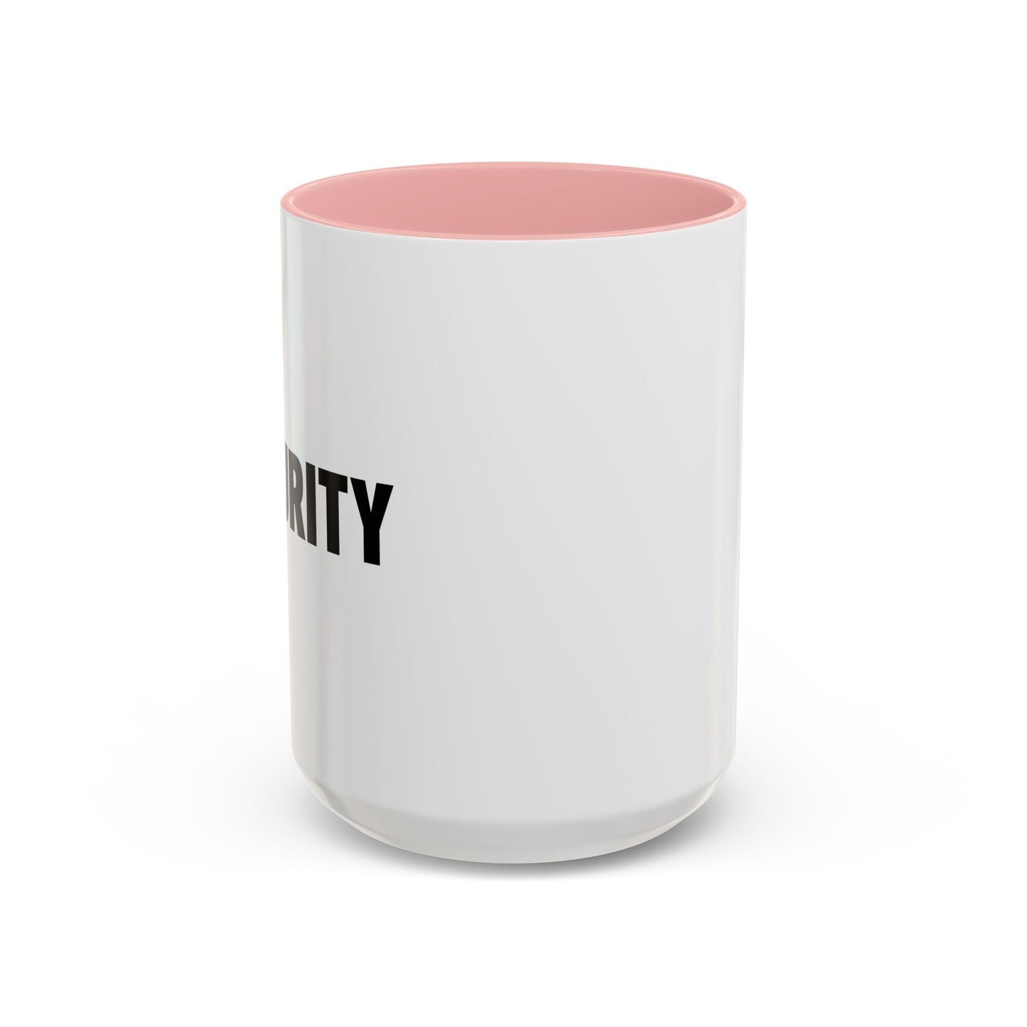 SECURITY Accent BiColor Funny Sarcastic Mug