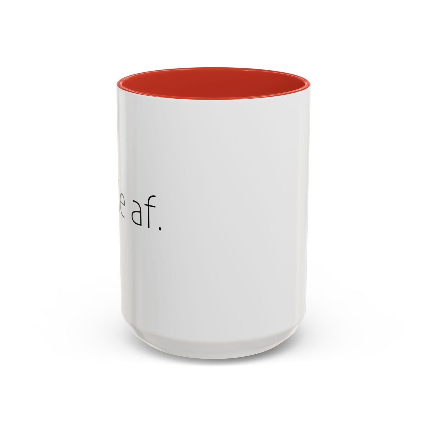 SINGLE AF Accent BiColor Funny Sarcastic Mug