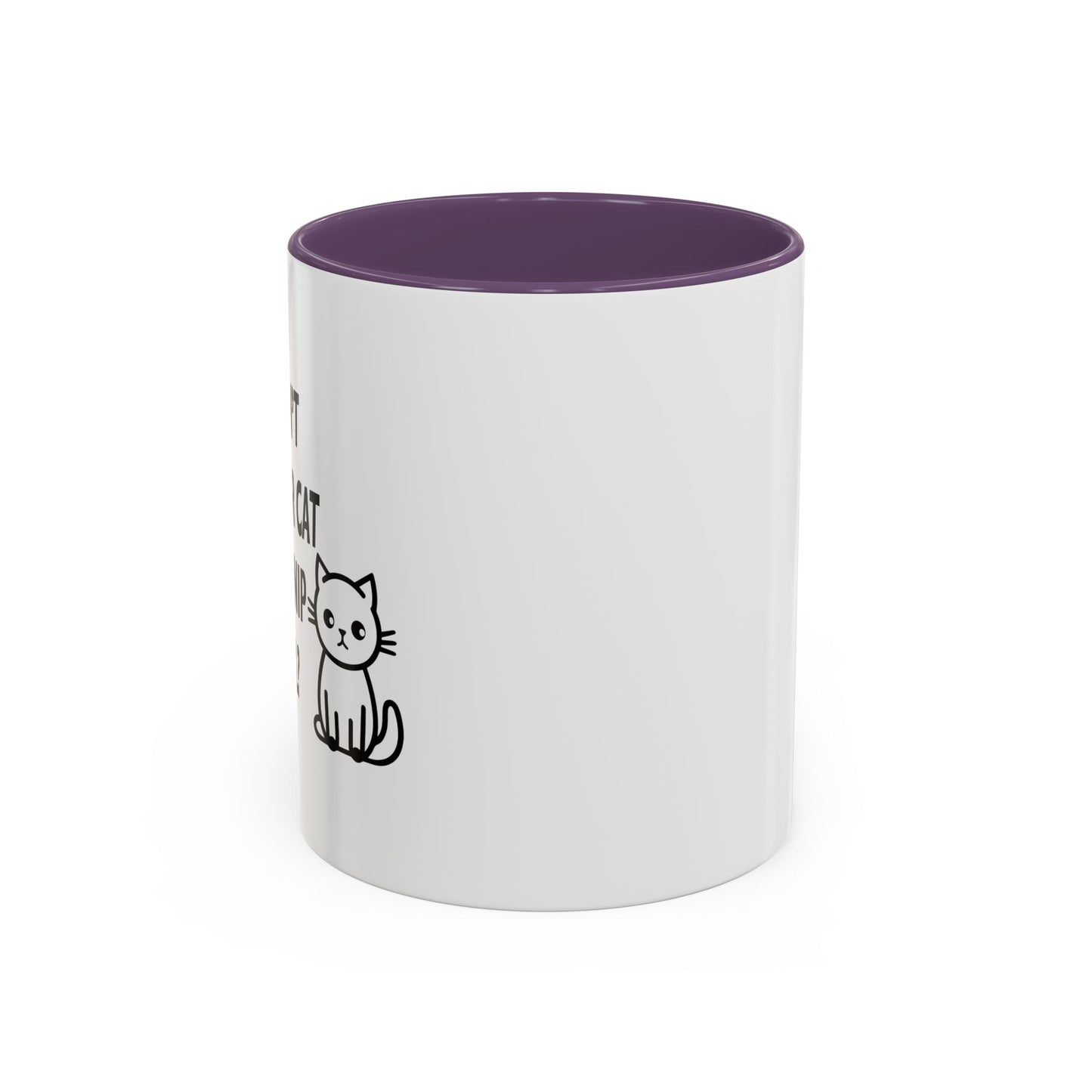 CATNIP PROBLEM Accent BiColor Funny Sarcastic Mug