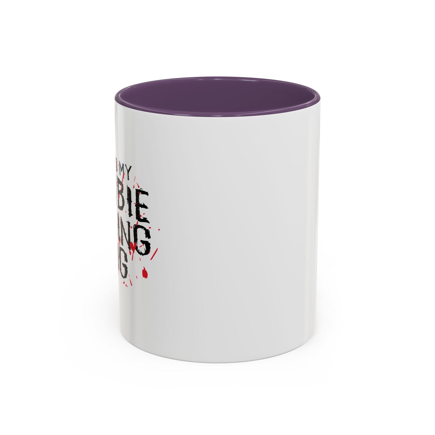 THIS IS MY ZOMBIE KILLING Accent BiColor Mug