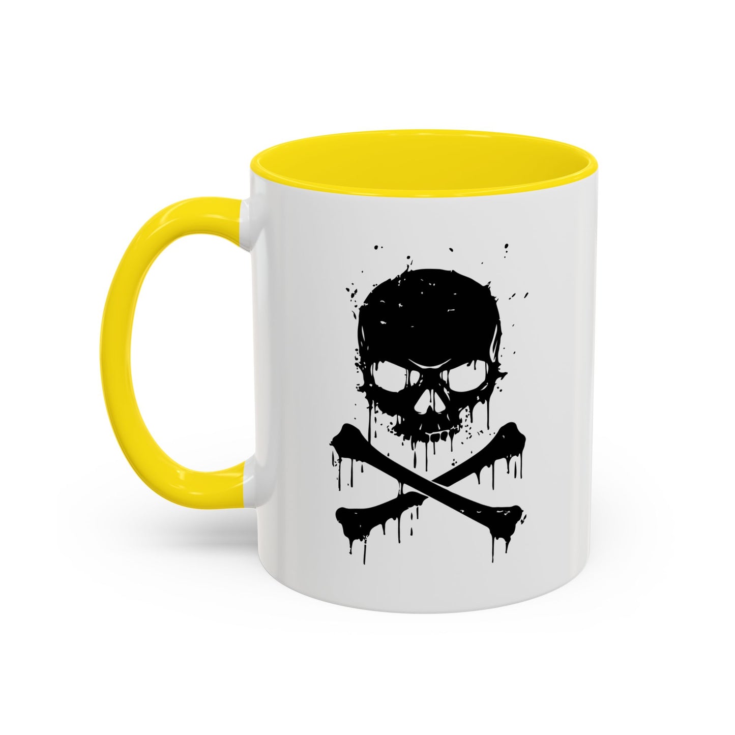 DRIP SKULL Accent BiColor Funny Sarcastic Mug