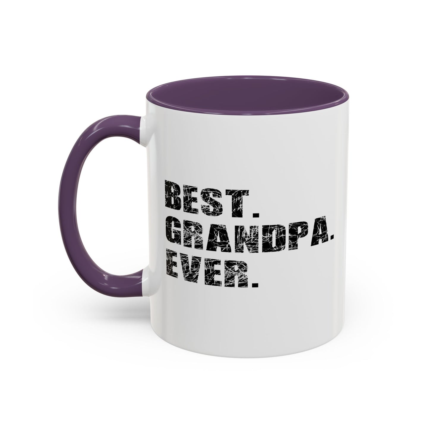 BEST. GRANDPA. EVER. Accent BiColor Funny Sarcastic Mug