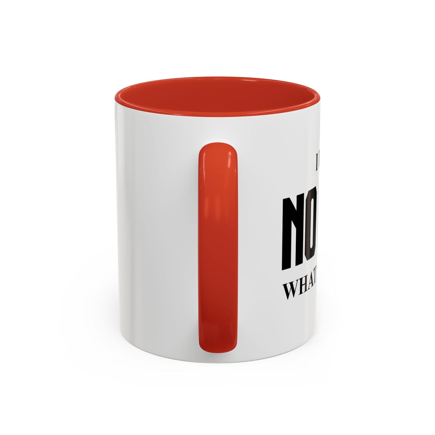 I HAVE NO IDEA WHAT IM DOING Accent BiColor Funny Sarcastic Mug