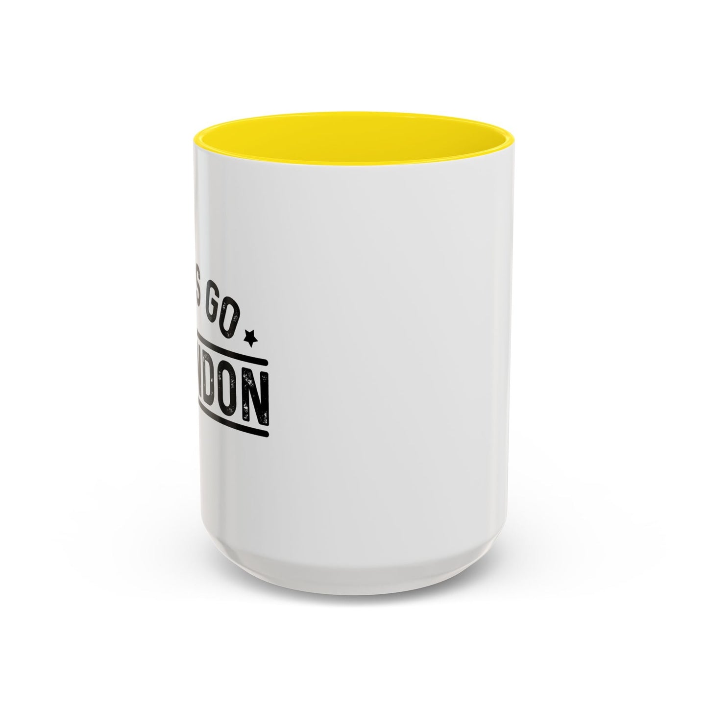 LET'S GO BRANDON Accent BiColor Funny Sarcastic Mug