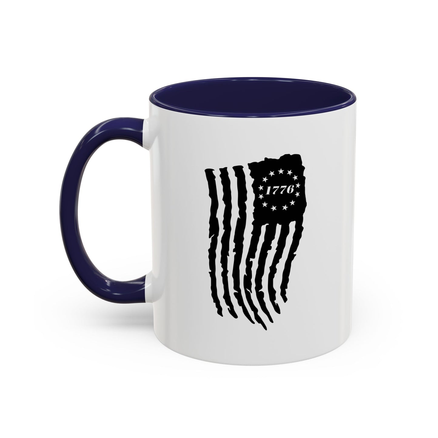 1776 BETSY FLAG Accent BiColor Funny Sarcastic Mug