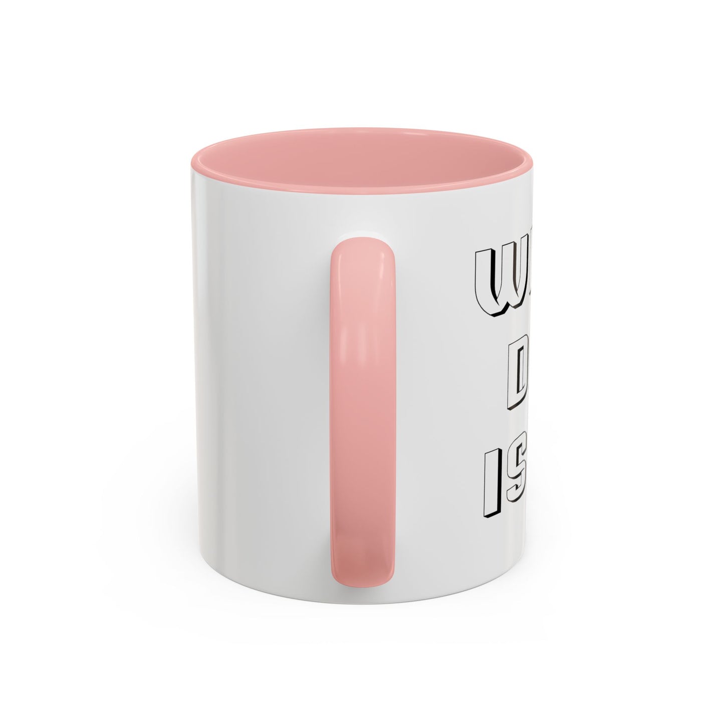 WHAT DAY IS IT? Accent BiColor Funny Sarcastic Mug