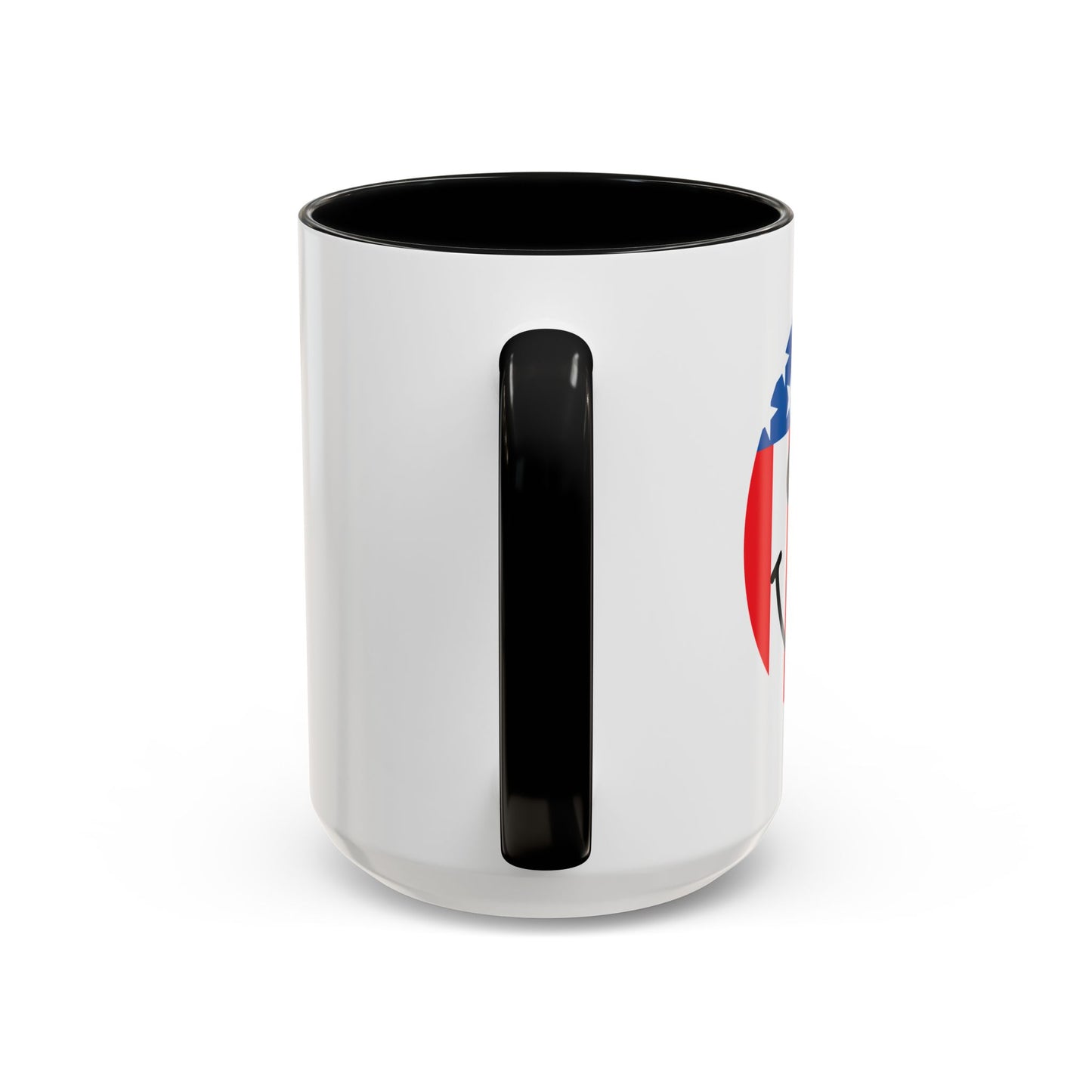 USA SMILY FLAG Accent BiColor Funny Sarcastic Mug