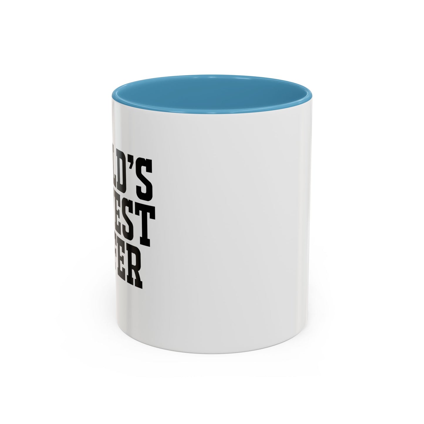 WORLD'S OKAYEST GOLFER Accent BiColor Funny Sarcastic Mug