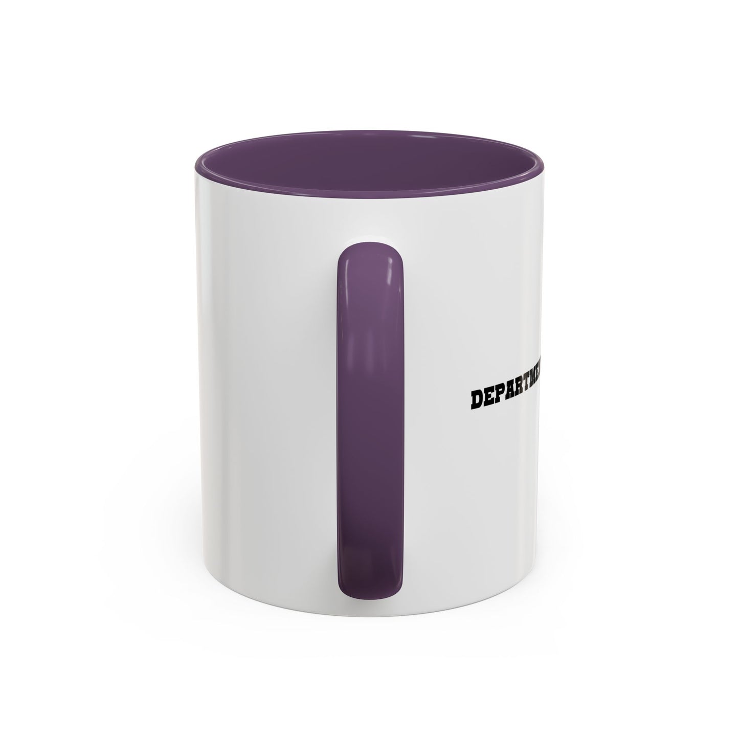 DEPARTMENT OF CORECTIONS Accent BiColor Funny Sarcastic Mug