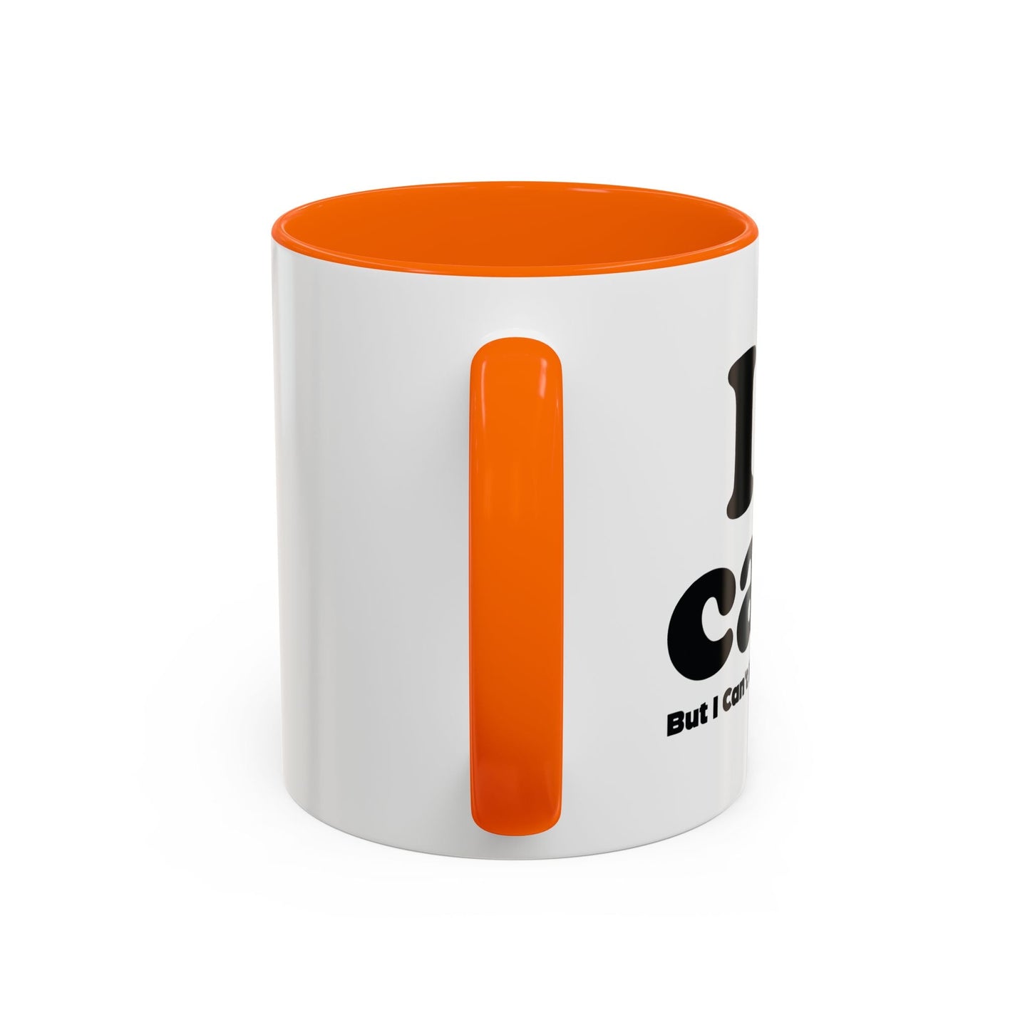 I LOVE CATS, BUT I CAN'T EAT A WHOLE ONE Accent BiColor Funny Sarcastic Mug