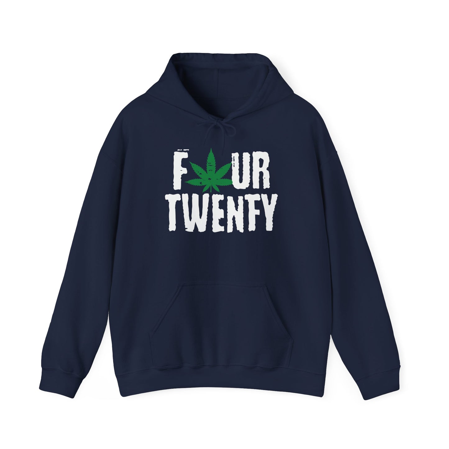 FOUR TWENTY - Premium Unisex Funny Sarcastic Black Hoodie Sweatshirt