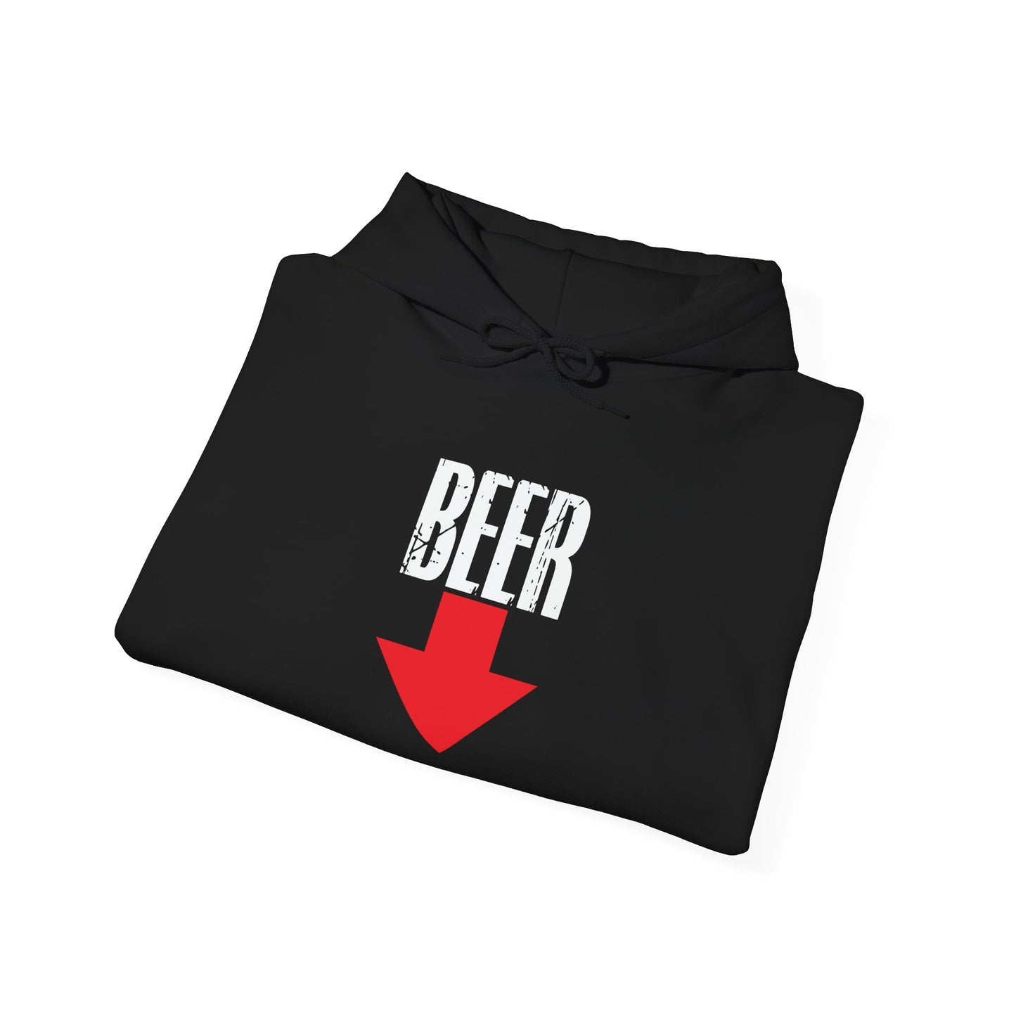 BEER - Premium Unisex Funny Sarcastic Black Hoodie Sweatshirt