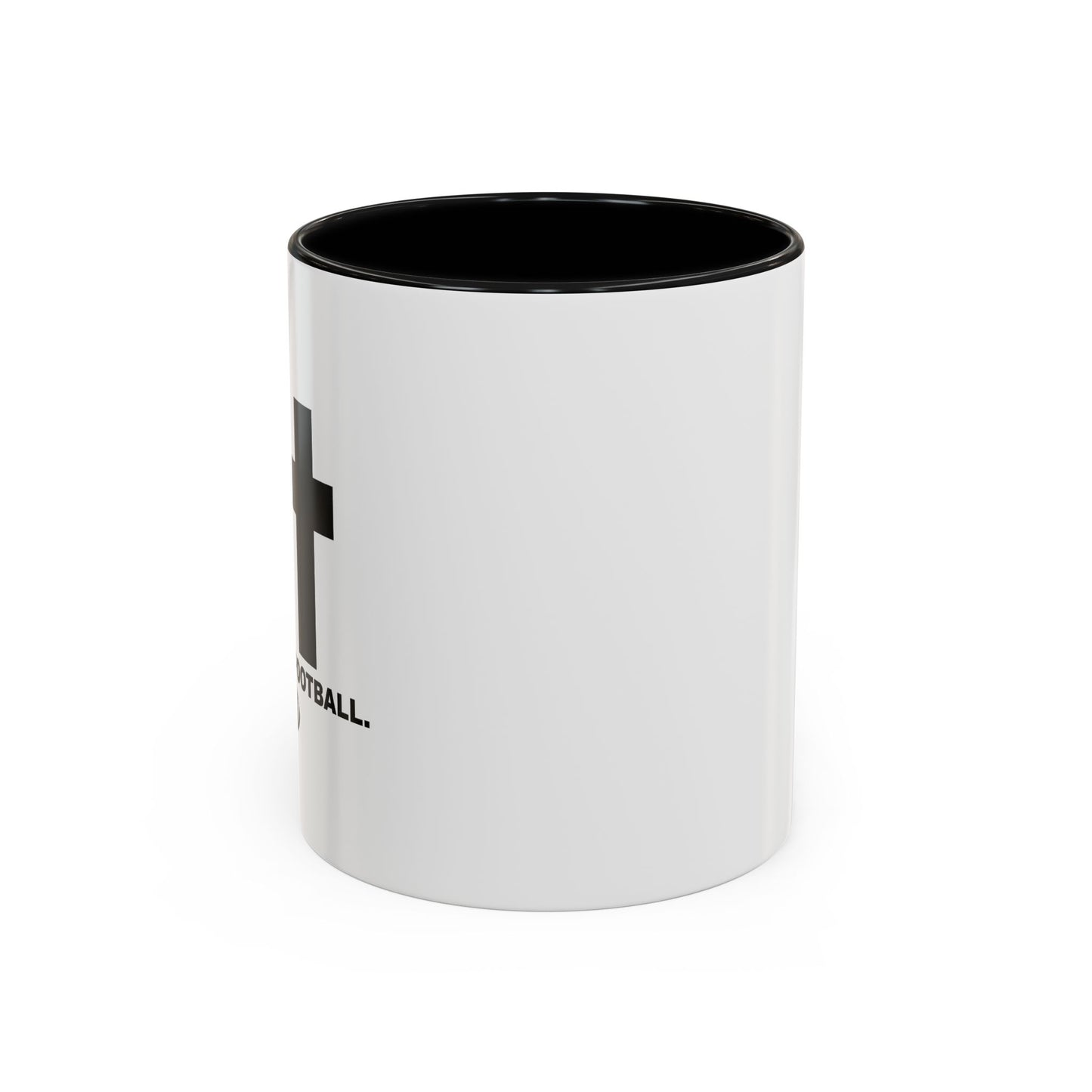 LET'S PLAY FOOTBALL Accent BiColor Funny Sarcastic Mug