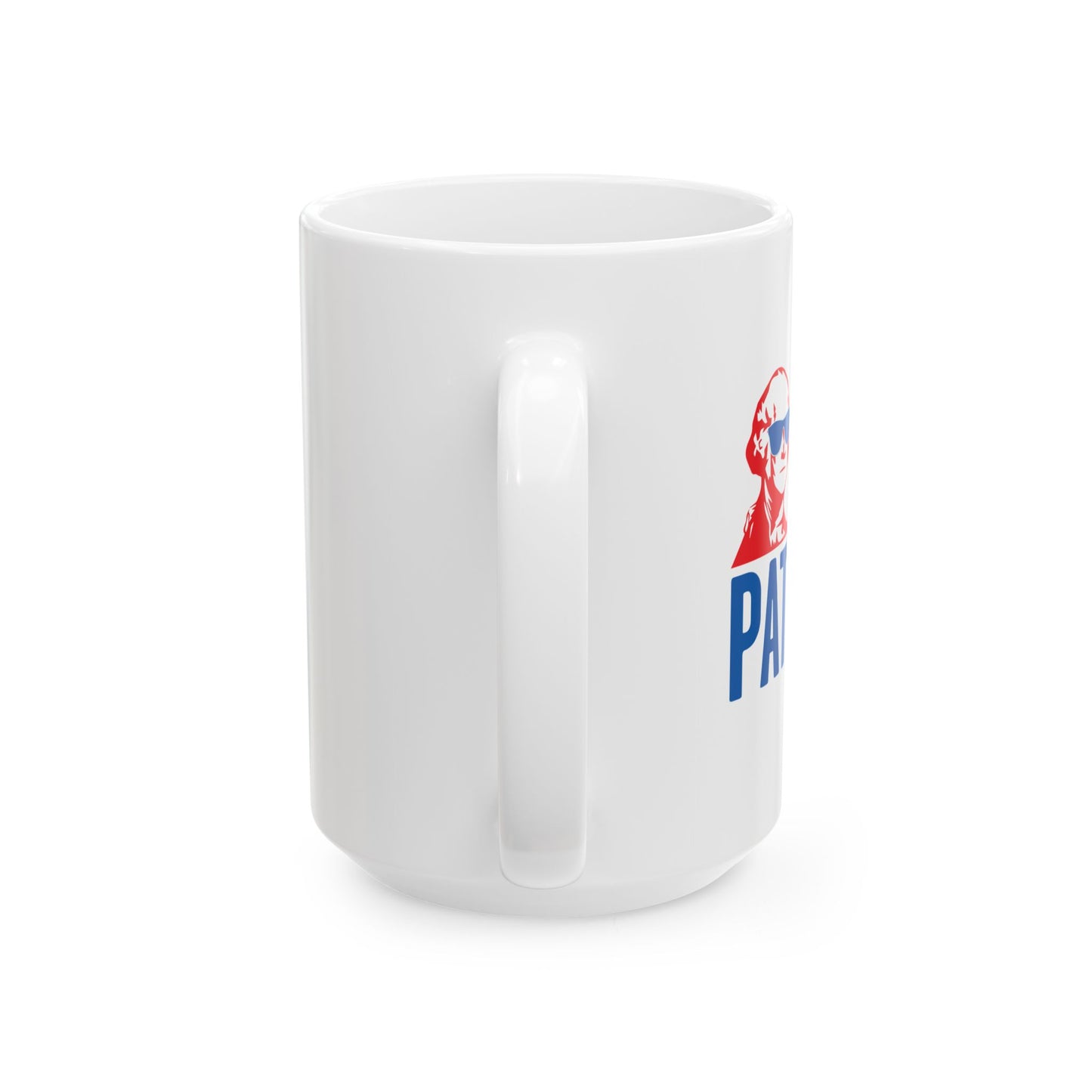 PARTY LIKE A PATRIOT FUNNY SARCASTIC WHITE MUG