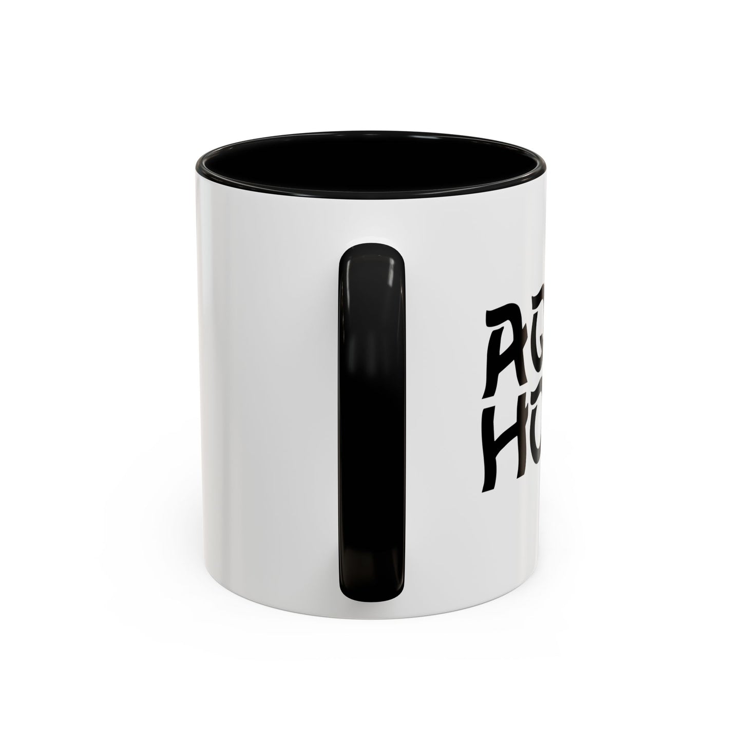 AQUAHOLIC Accent BiColor Funny Sarcastic Mug