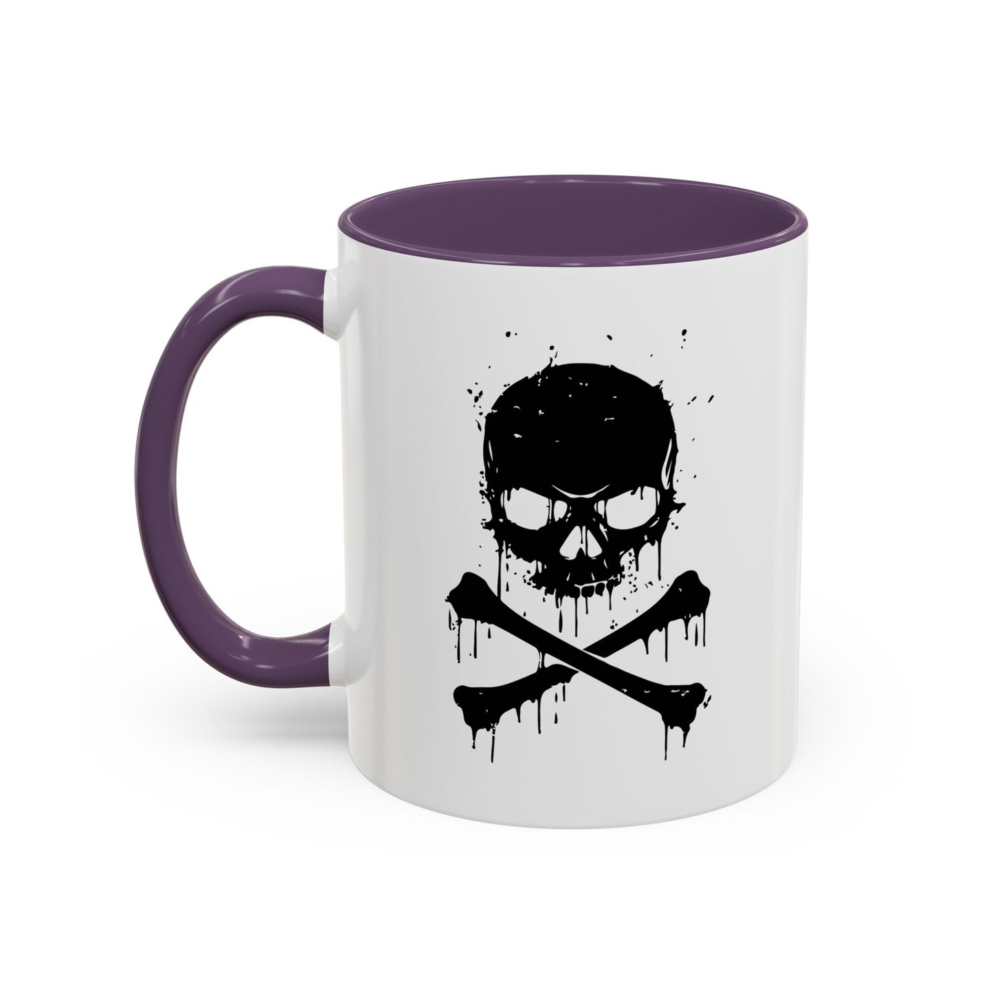 DRIP SKULL Accent BiColor Funny Sarcastic Mug