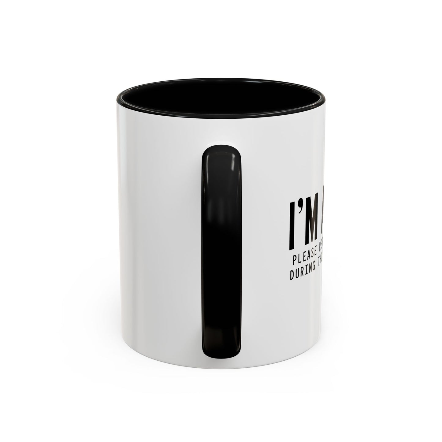 PLEASE RESPECT MY PRIVACY Accent BiColor Funny Sarcastic Mug