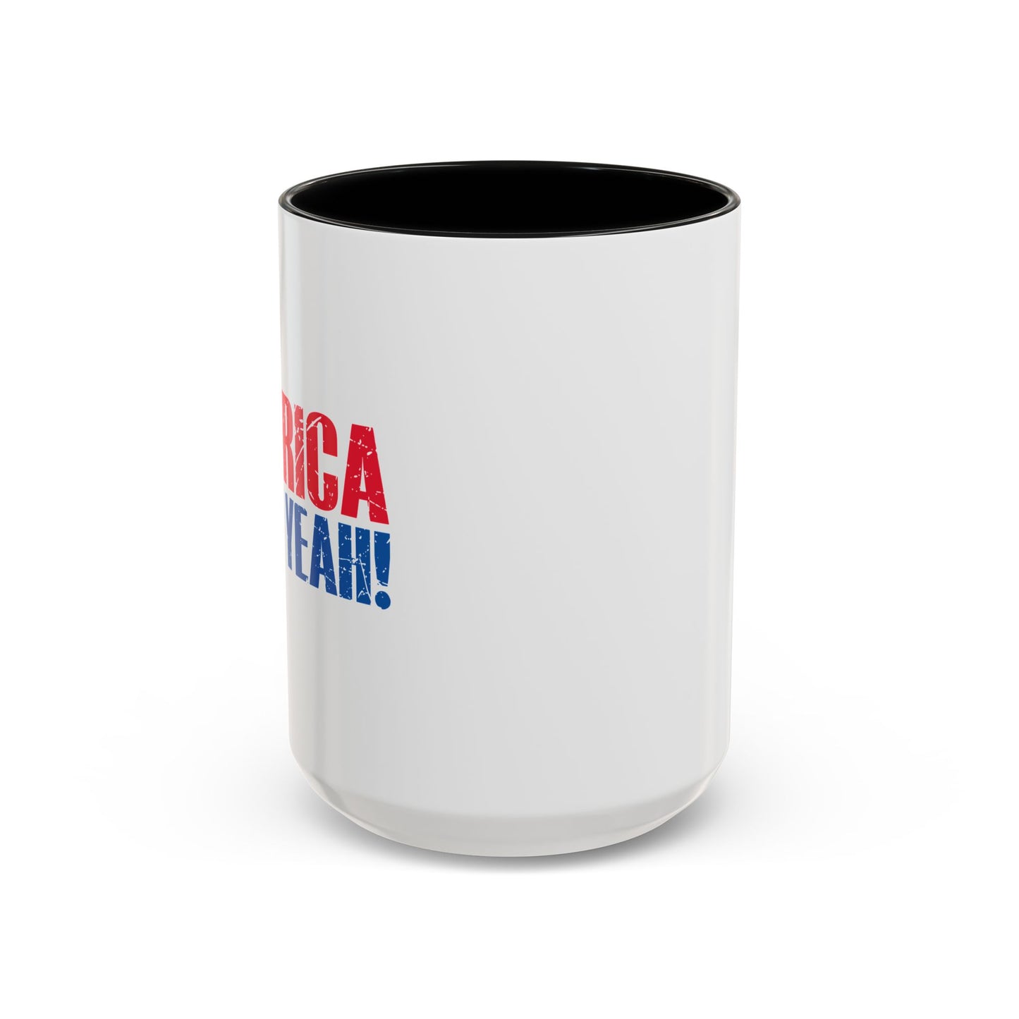 AMERICA FUCK YEAH Accent BiColor Funny Sarcastic Mug