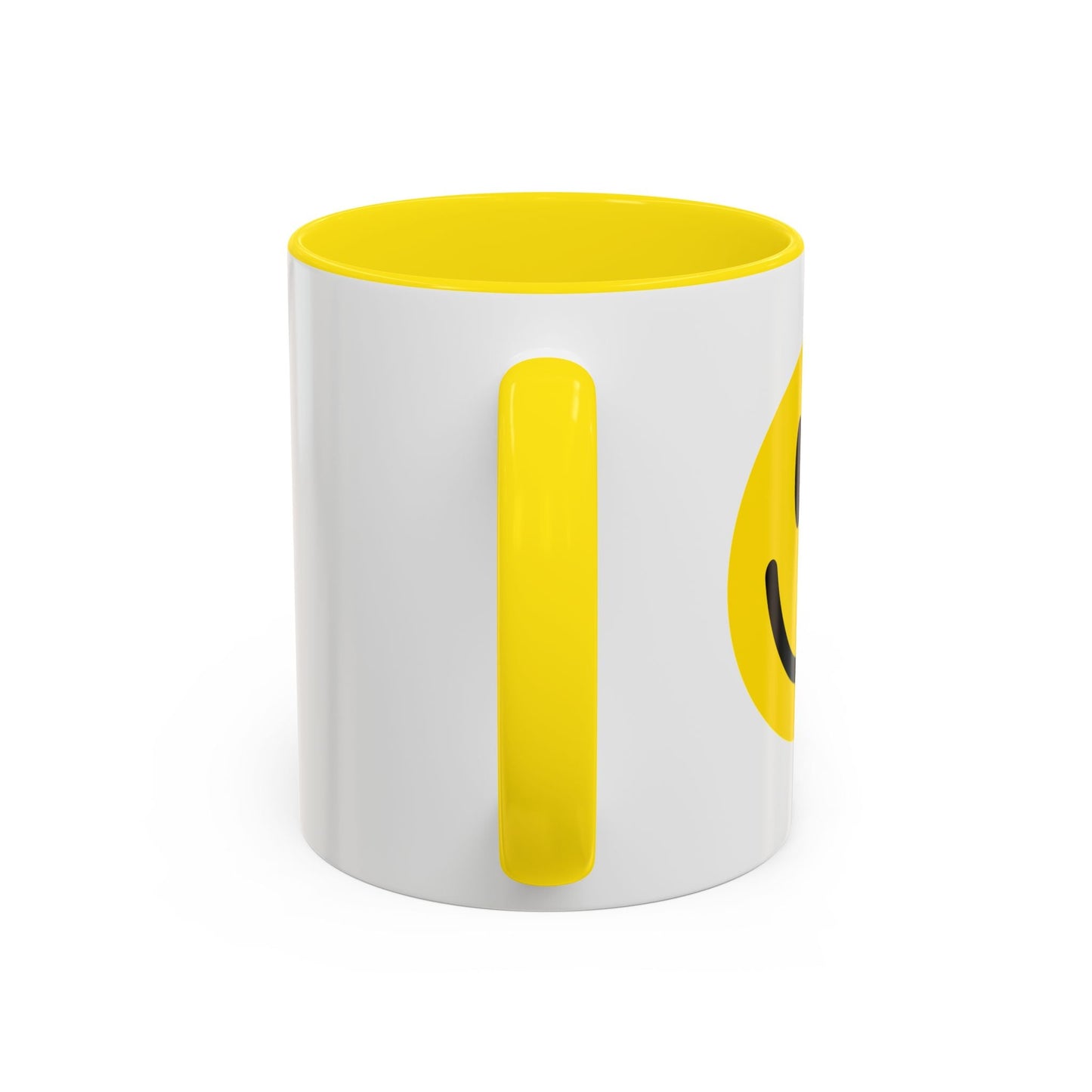 SMILE FACE Accent BiColor Funny Sarcastic Mug