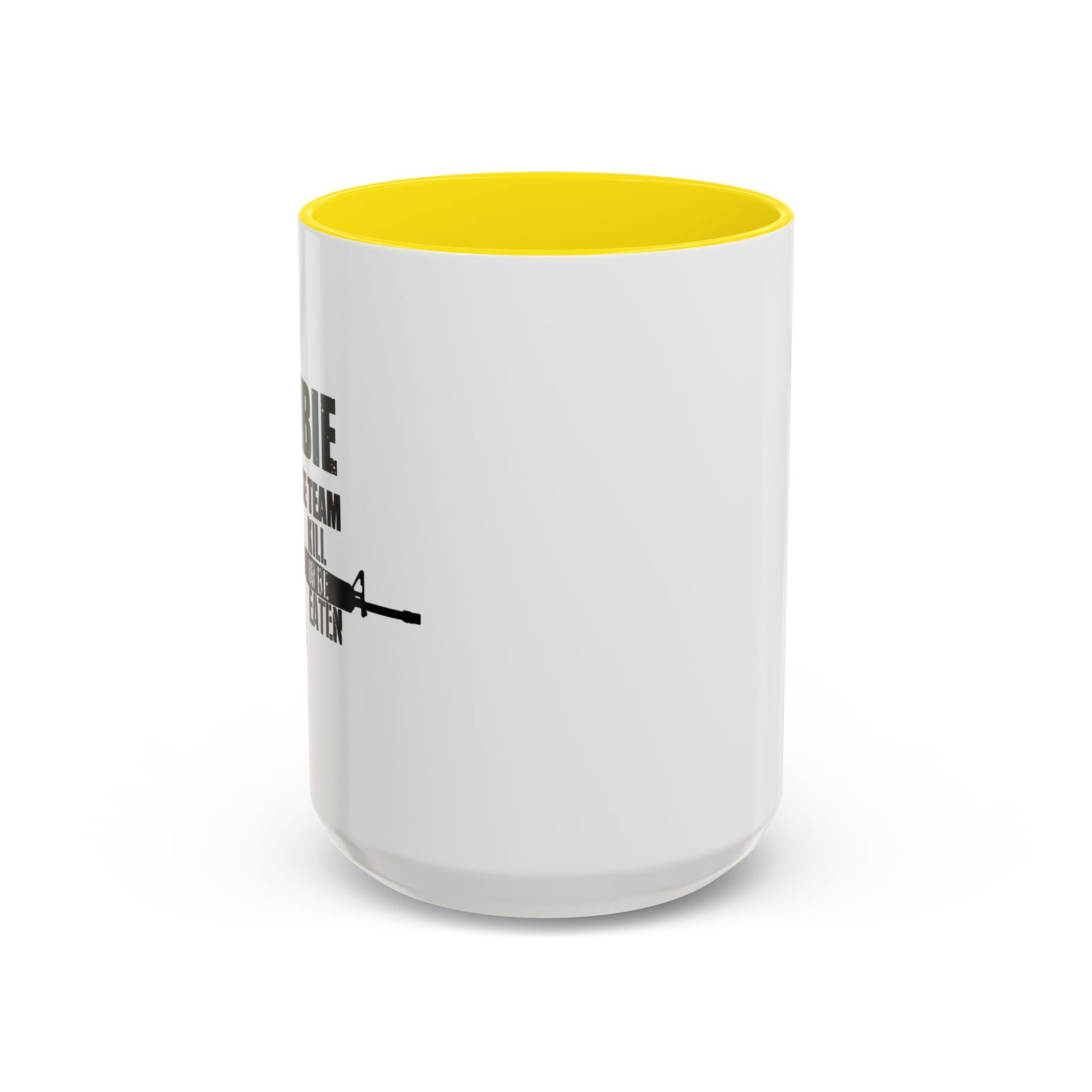 ZOMBIE RESPONSE TEAM Accent BiColor Funny Sarcastic Mug