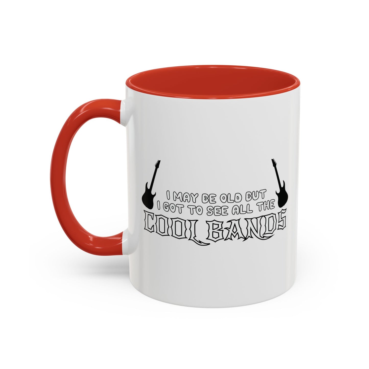 I MAY BE OLD Accent BiColor Funny Sarcastic Mug