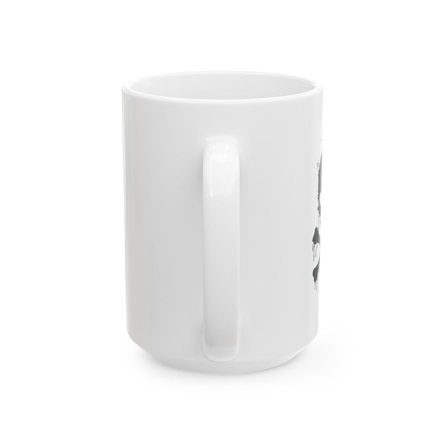 DRIP SKULL FUNNY SARCASTIC WHITE MUG