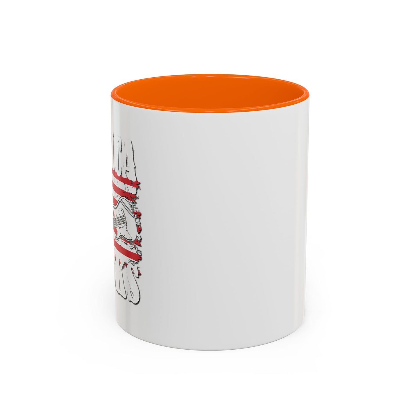 MERICA ROCKS Accent BiColor  Mug