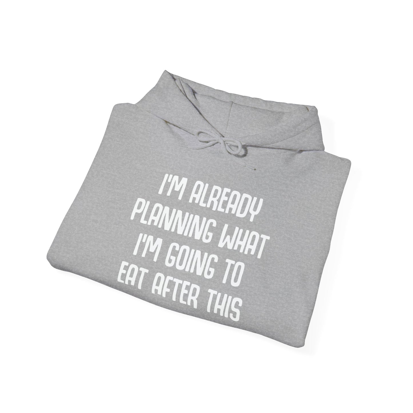 WHAT I'M GOING TO EAT AFTER THIS - Premium Unisex Funny Sarcastic Black Hoodie Sweatshirt