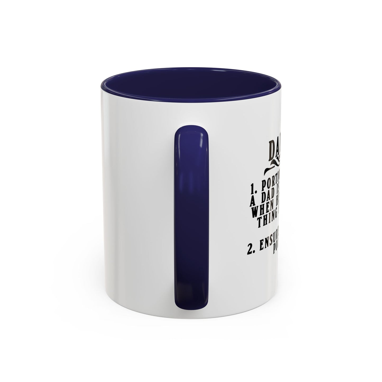 DAD TAX Accent BiColor Funny Sarcastic Mug