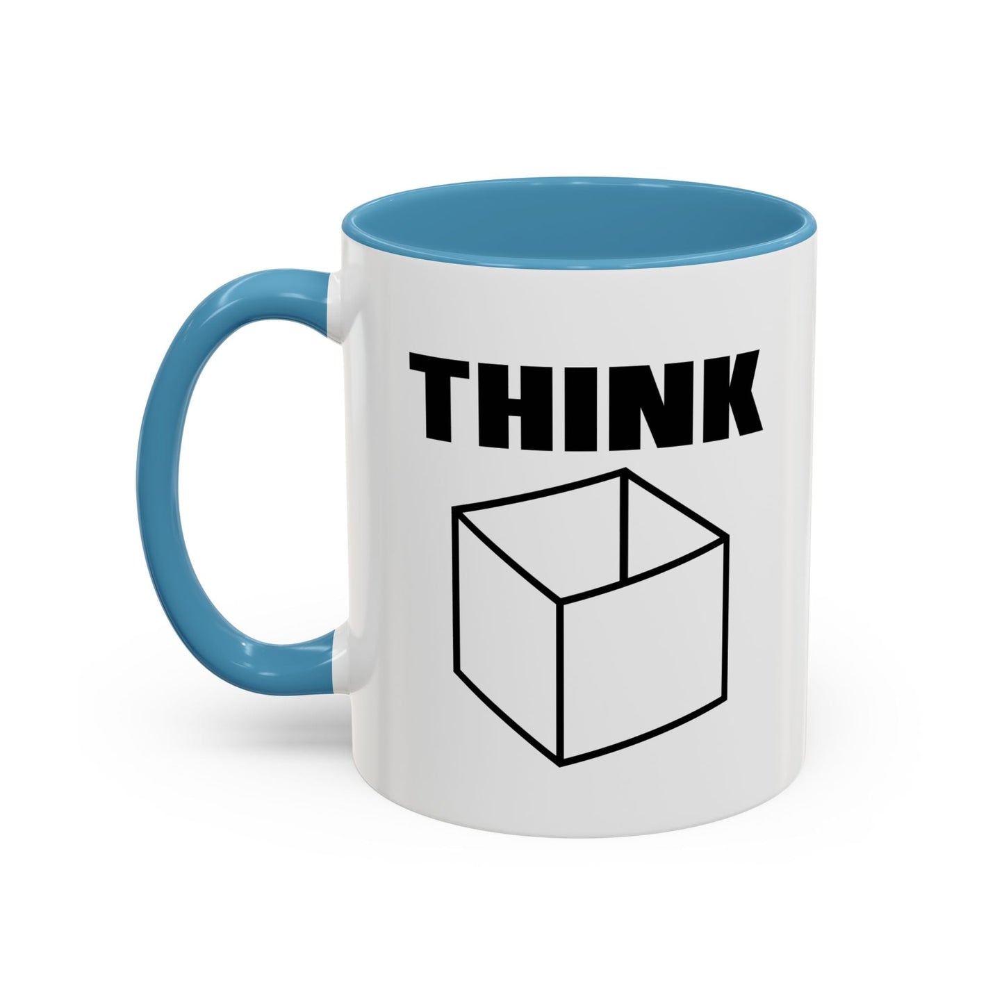 THINK Accent BiColor Funny Sarcastic Mug